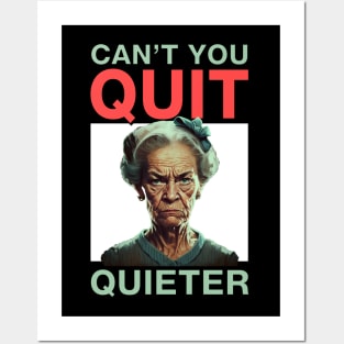 Not-so-quiet Quitting Posters and Art